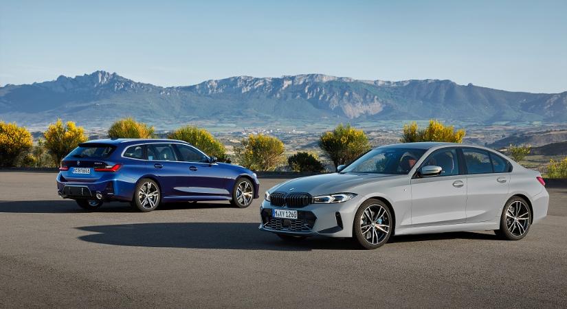 Frissült a BMW 3-as limuzin és Touring – nincs már kézi váltó