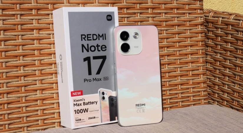 3 nap egy töltéssel: teszten a Xiaomi hatalmas aksis mobilja, a Redmi Note 17 Pro Max