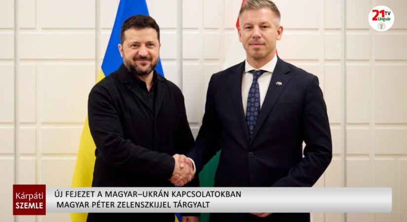 Új fejezet a magyar–ukrán kapcsolatokban – Magyar Péter Zelenszkijjel tárgyalt (videó)