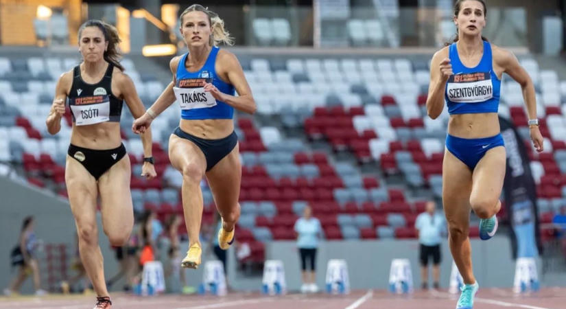Ötödször duplázott az országos bajnokságon a móri sprinter