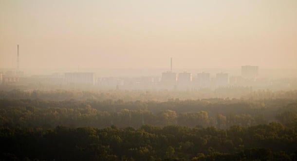A tűzesetek miatt romlott a levegő minősége Kijevben