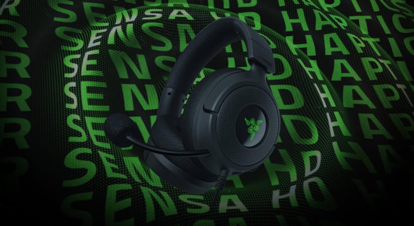 Haptikus visszajelzéssel segíti az elmélyülést a Razer headsetje