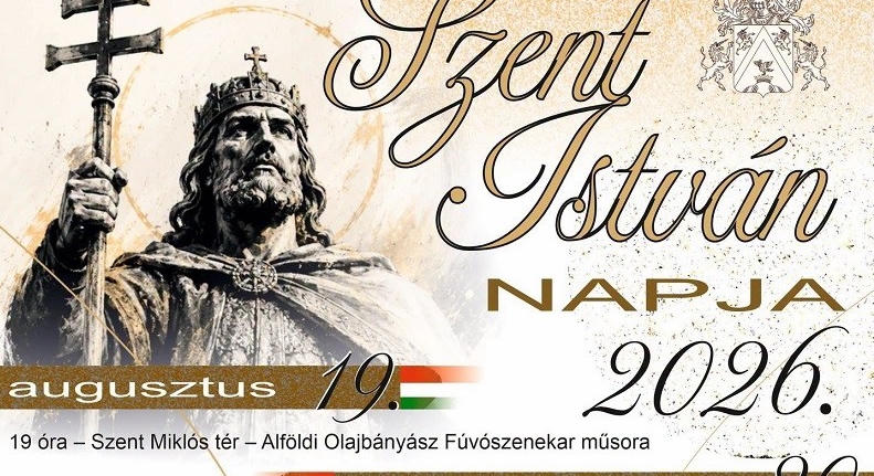 Két napon át ünnepel Törökszentmiklós – sztárfellépők érkeznek Szent István napjára