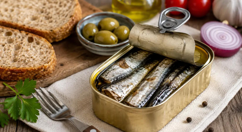 A szardíniakonzerv igazi tápanyagbomba: 50 év felett az izmoknak és a csontoknak is jót tehet