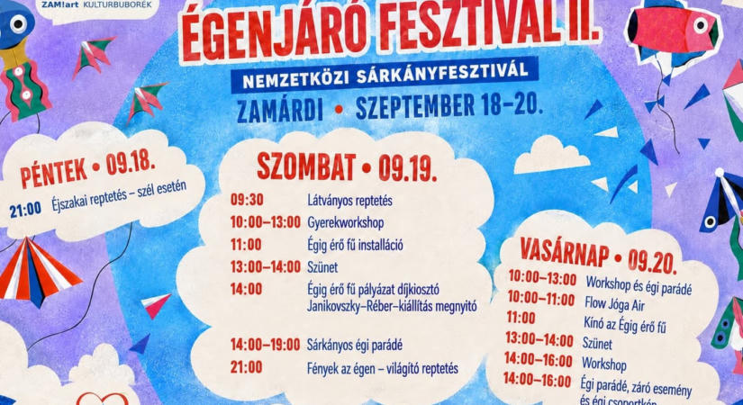 Égenjáró Nemzetközi Sárkányfesztivál 2026 Zamárdi