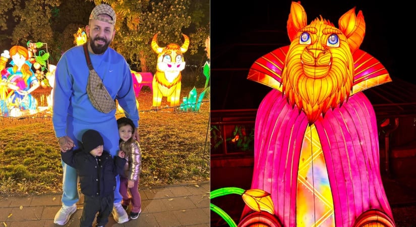 Mesebeli fényárban ragyog a Füvészkert – G.w.M-éket is elvarázsolta a különleges fénypark