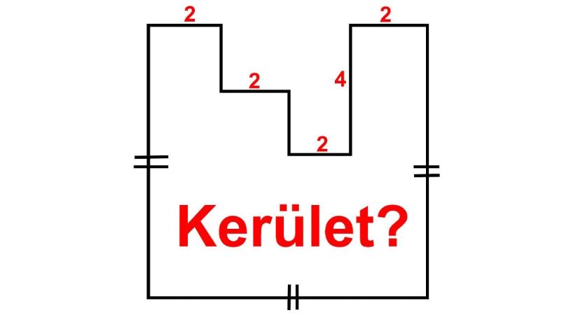 Agykarbantartó matek, geometria: mekkora ennek a fura alakú teleknek a kerülete? Ennek fejben is mennie kell!
