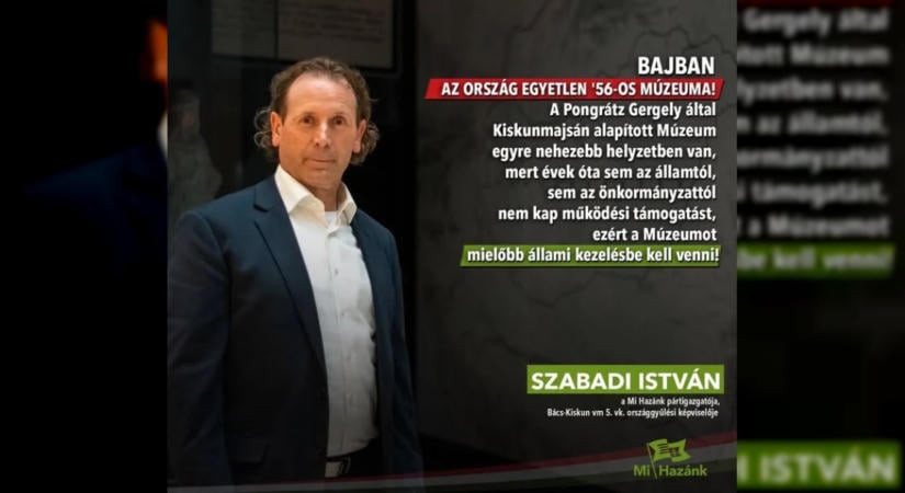 Veszélyben az 1956-os Múzeum Kiskunmajsán: állami beavatkozás szükséges