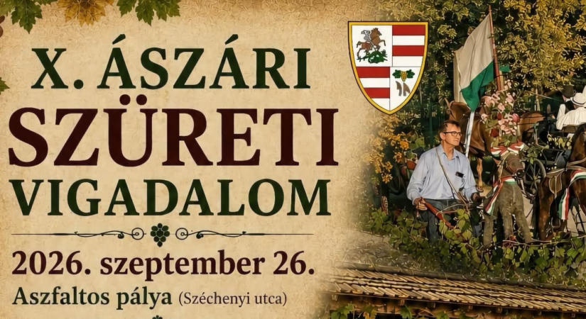 Ászári Szüreti Vigadalom 2026