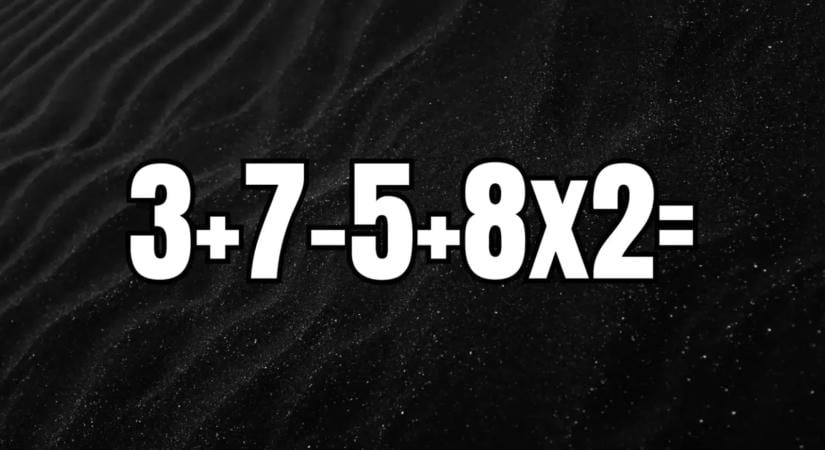 Matematika fejtörő: Egyszerűnek tűnik, de 10 emberből csak 2 oldja meg hibátlanul!