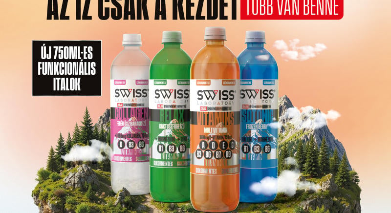 Kiderült, hogyan újul meg a SWISS Laboratory – Négy ital érkezik új, 750 ml-es kiszerelésben