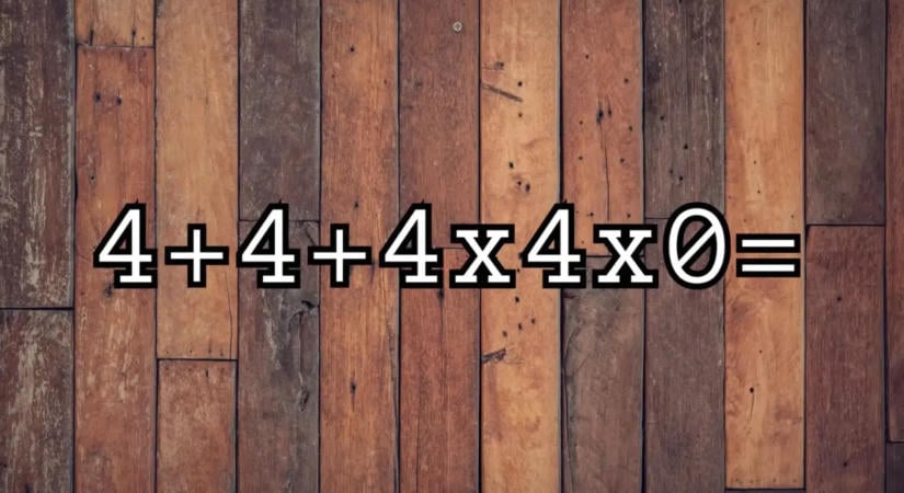 Napi matek feladat: Ki tudod számolni 15 másodperc alatt?