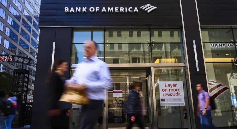 Pénzmosás? Milliárdos büntetést kapott a Bank of America