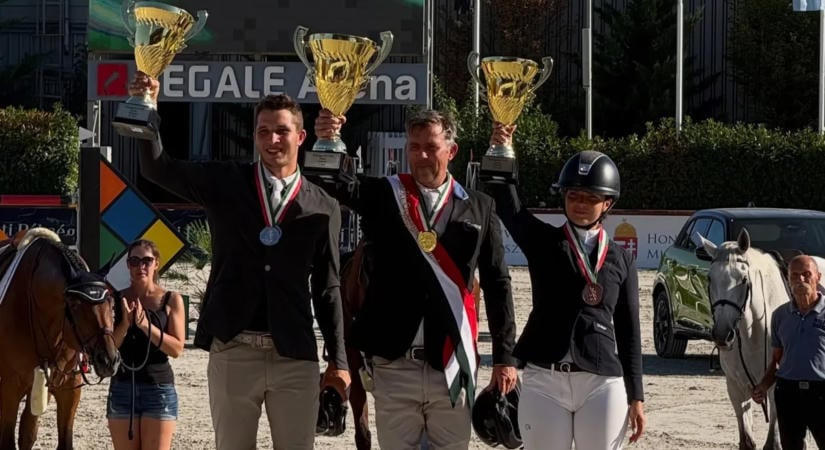 Krucsó Szabolcs nyerte a díjugrató országos bajnokságot