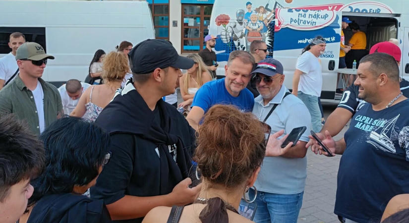 Dunaszerdahelyre érkezett Matovič kampánya