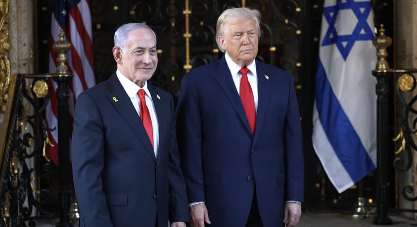 „Erős, bátor és zseniális” – Donald Trump támogatásáról biztosította Benjamin Netanjahut