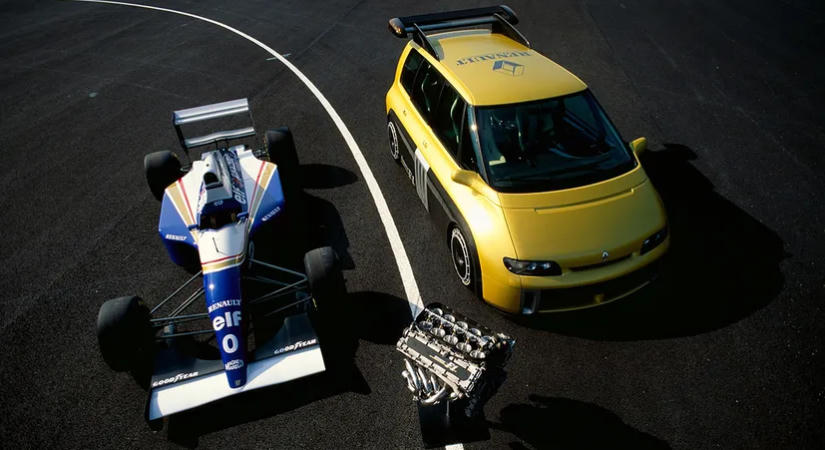 Amikor a családi autó elszabadul: Renault Espace V10-es Forma–1-es szívvel