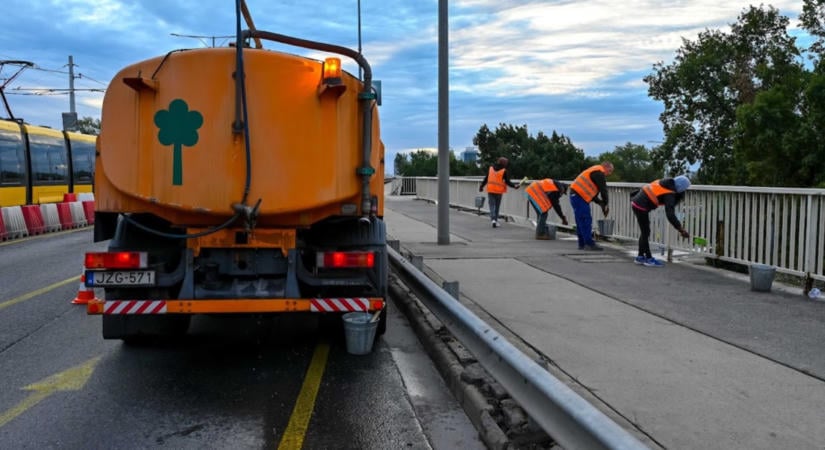 Óvatosabban kell haladniuk hétvégén az autósoknak az Árpád hídon