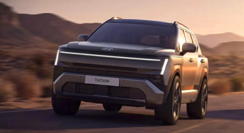 Rá se lehet ismerni a legnépszerűbb Hyundaira, a Tucson SUV-ra