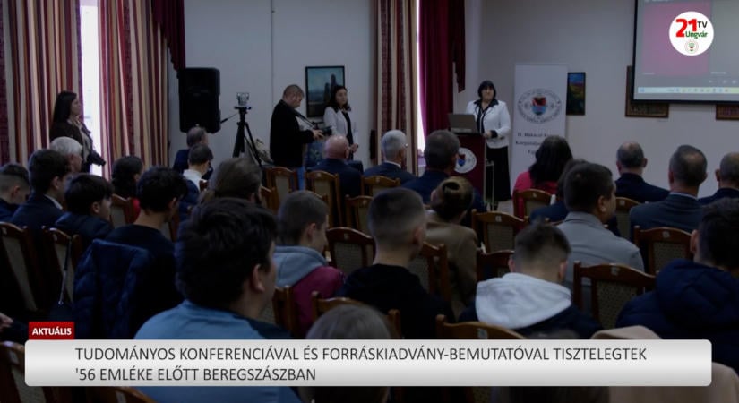 Aktuális (2026. 10. 26.) – Tudományos konferenciával tisztelegtek ’56 emléke előtt Beregszászban (videó)