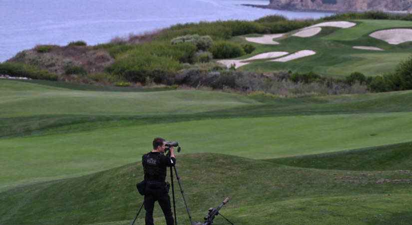 Videózott és fotózott egy fegyveres férfi Donald Trump kaliforniai golfpályájánál, őrizetbe vették