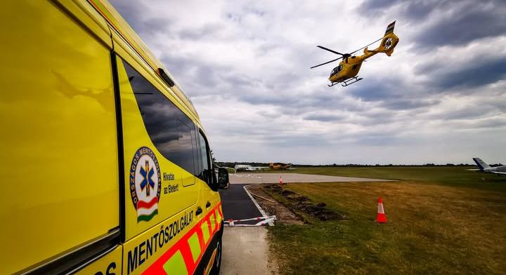 Három mentőhelikopter a sárvári frontális balesetnél - halálos áldozat is van