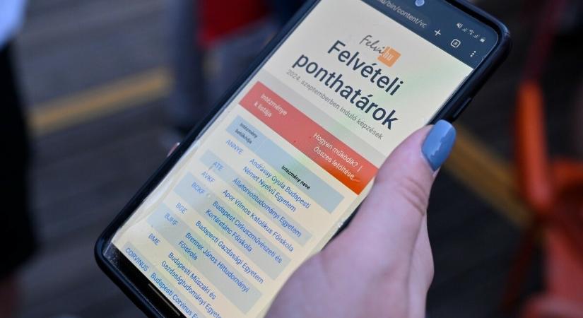 Felvételi 2026 - Nyilvánosságra hozták az idei felsőoktatási