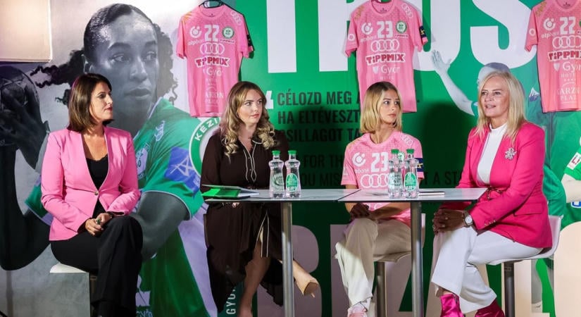 Egy hónapig pinkben az ETO KC csapata - fotók