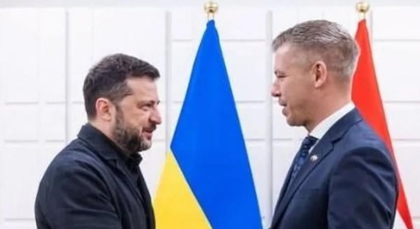 Fontos bejelentést tett Magyar Péter, miután négyszemközt tárgyalt Zelenszkijjel