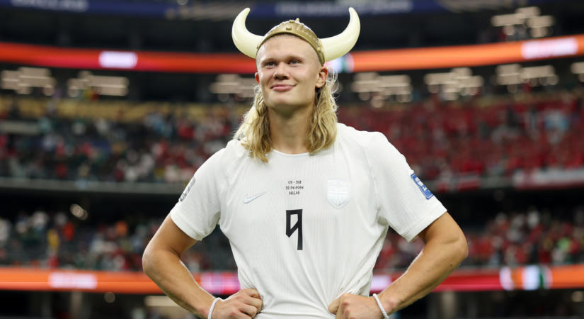 Erling Haaland majdhogynem kopaszra nyíratta magát
