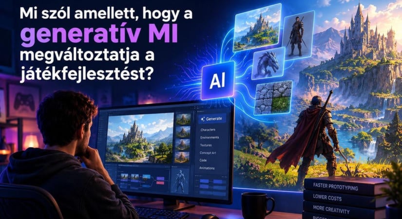 Mi szól amellett, hogy a generatív MI megváltoztatja a játékfejlesztést?