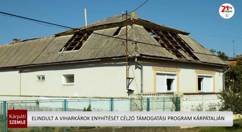 Elindult a viharkárok enyhítését célzó támogatási program Kárpátalján – (videó)