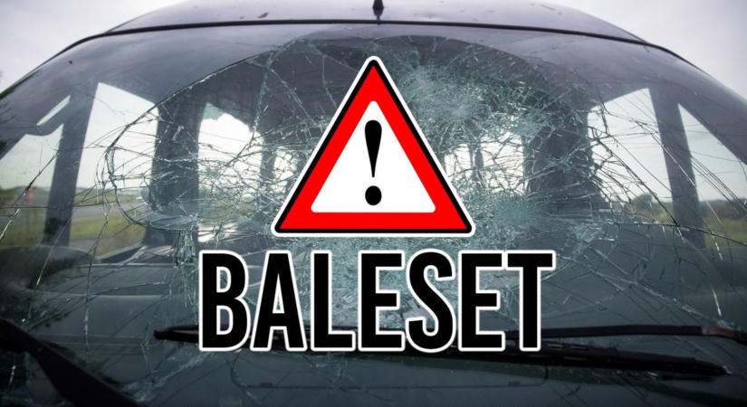 Baleset történt a 38-as főúton: egy sprinter és személygépkocsi ütközött – félpályás az útzár