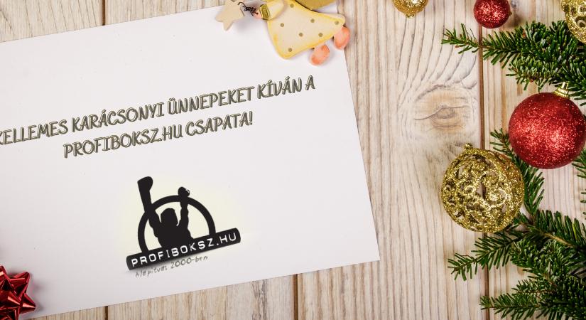 Kellemes Karácsonyi Ünnepeket!