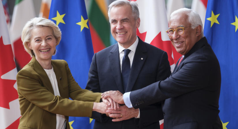 Új világrendet épít Von der Leyen: Kanada szinte az EU-tagja lehet