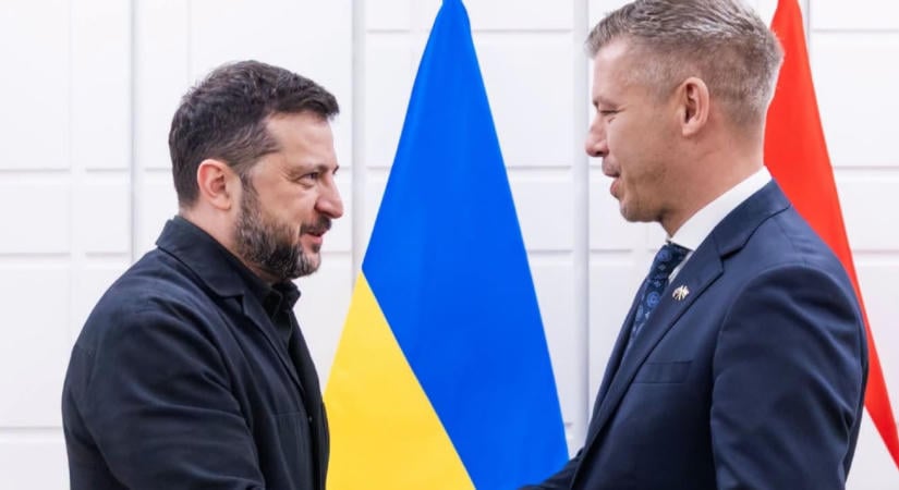 Négyszemközt tárgyalt Brüsszelben Magyar Péter és Zelenszkij ukrán elnök