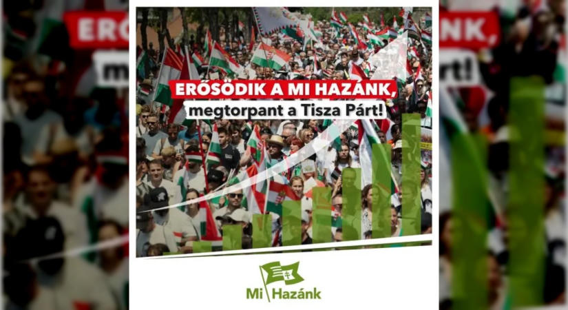 Erősödő támogatottságról számolt be a Mi Hazánk Mozgalom