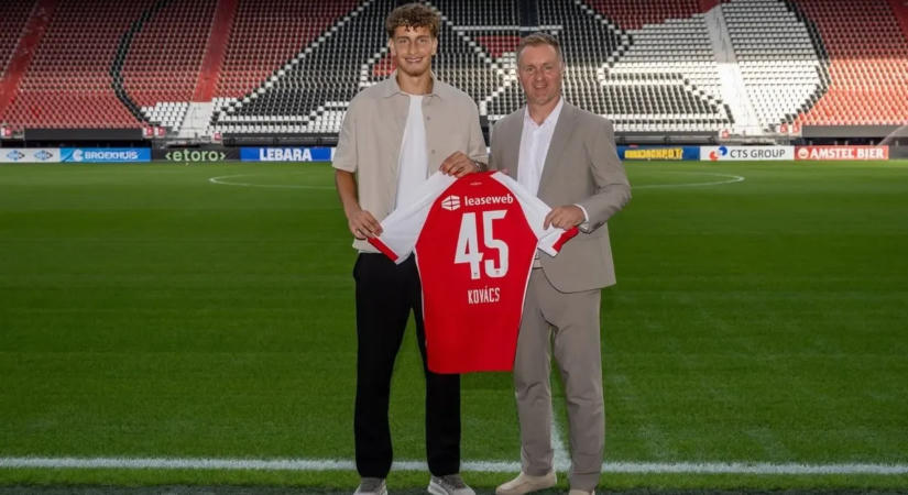 "Nem a bulikra koncentrál, a futball lett a prioritás" – ezért rajonganak Kovács Bendegúzért az Alkmaarnál