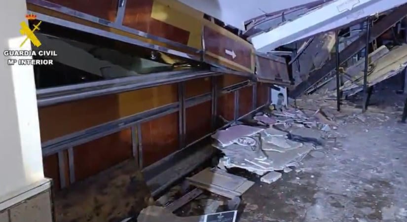 Összeomlott egy spanyolországi szórakozóhely, sokan megsérültek