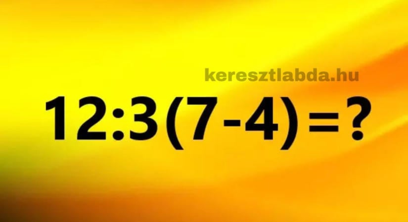 Matek feladat: iskolás példa, mégis megosztja az egész internetet