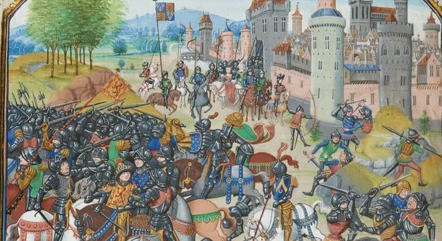 A csata, amely évekre meghatározta Anglia, Skócia és Franciaország viszonyát