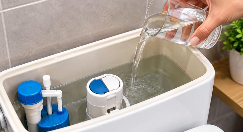 Ezt öntsd a WC tartályba és a vízkő örökre eltűnik!
