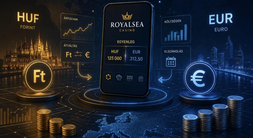 Forint és euró ugyanabban a digitális térben: a royalsea kaszinó devizagazdaságtana
