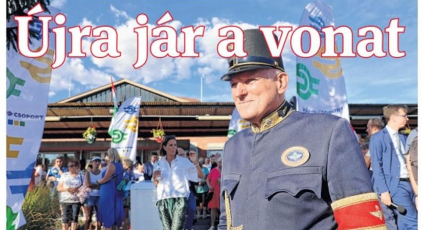 Újraindult a vonatközlekedés: már az újságárusoknál az Észak-Magyarország!