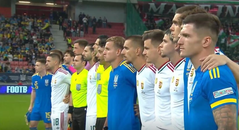 Nincs harag: összeállt a magyar és az ukrán válogatott egy közös képre a múltkori balhé után