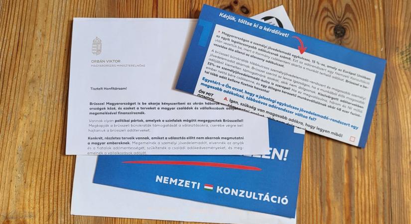 Nyomoznak a kamu Tisza-adós nemzeti konzultáció miatt