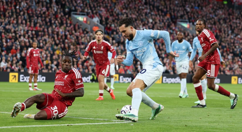 Elszenvedte első bajnoki vereségét a Liverpool, esélye sem volt a Manchester City ellen