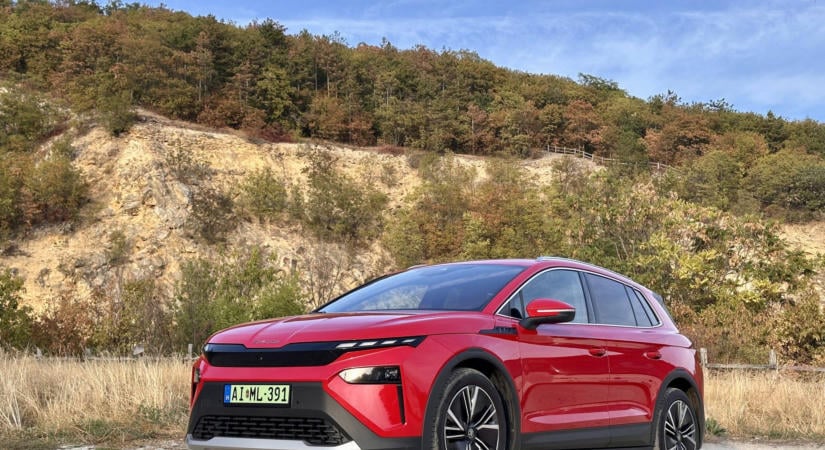 Nagy, bordó és meglepően fürge: elektromos SUV, amely a hegyi utakon is meggyőzött – Škoda Elroq 85 teszt