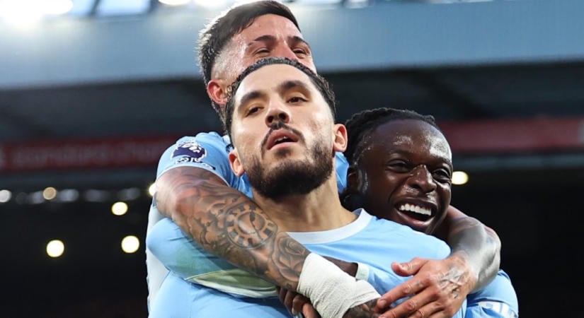 Kiütötte a City a Szoboszlai nélküli Liverpoolt