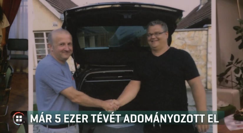Ötezer tévét javított meg és adományozott el, most rákbetegeknek segített a műszerész